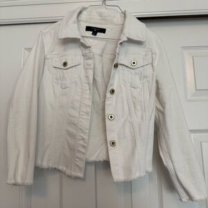 Tommy Hilfiger White Jean Jacket Classic Denim Style